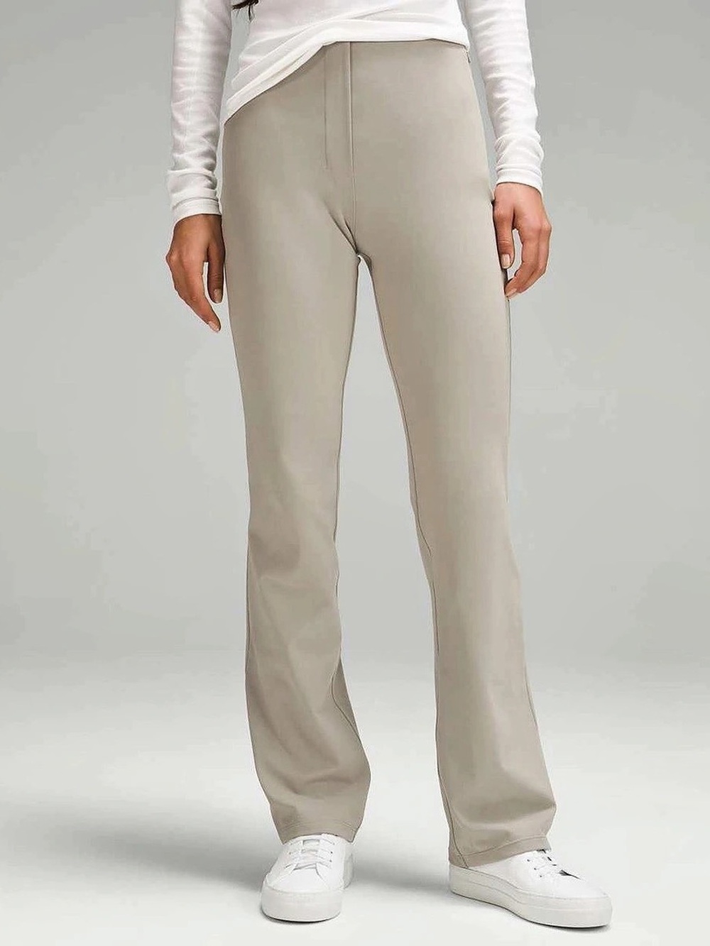 Lululemon Smooth Fit Pull-On High-Rise Flared Pant in Riverstone